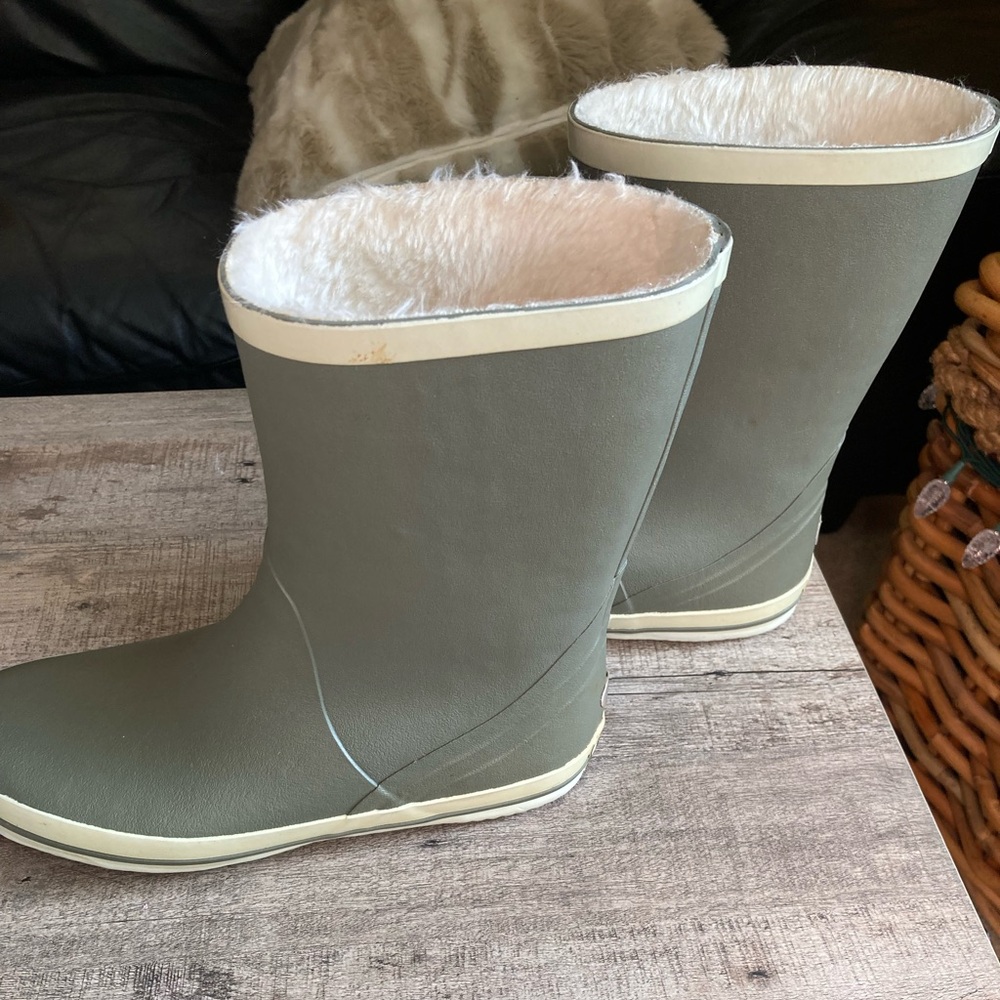 Faux-Fur Lined Waterproof Winter Boots - Dark Grey